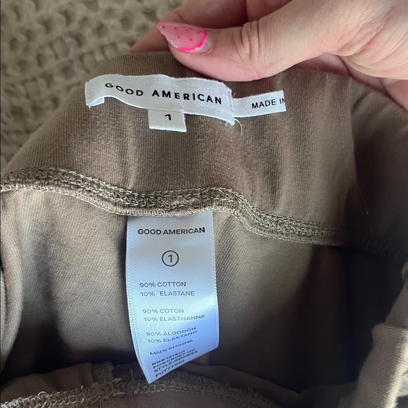 Good American Tan Lace-Up Leggings - Picture 5 of 5